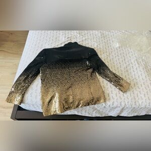 Unique Vintage Black and Gold Performance Jacket